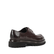 Men's Brown Leather Classic Brogue Shoes (162-532)