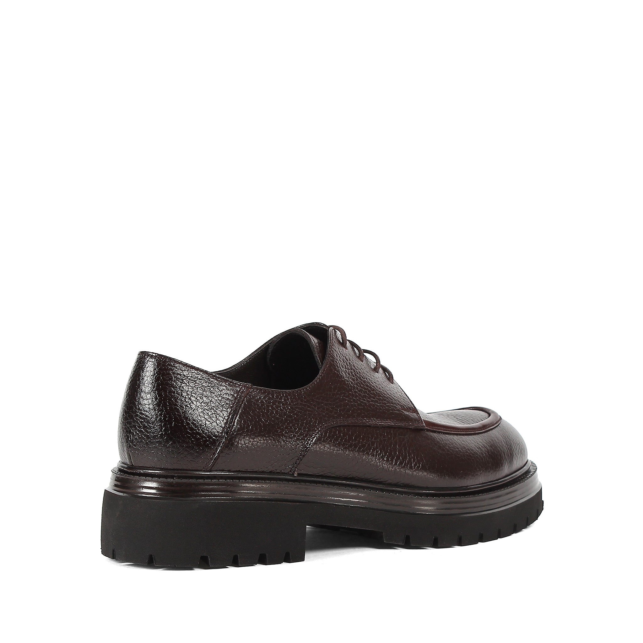 Men's Brown Leather Classic Brogue Shoes (162-532)