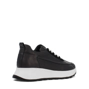 Sneaker aus schwarzem Leder – Leicht & Bequem (686-29205)