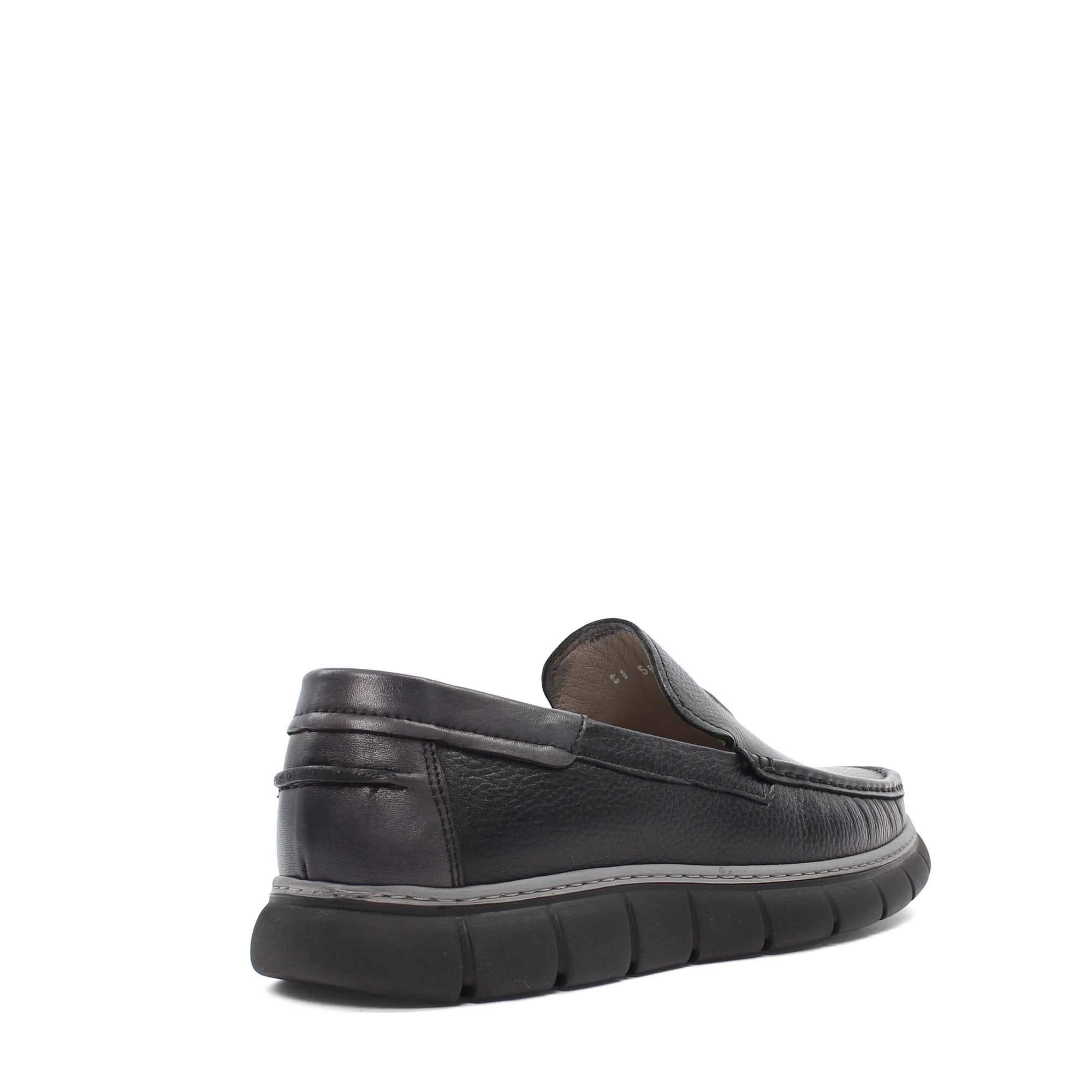Elegant Leather Loafers for Men – Black (406-4412)