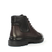 Herren Braune Leder-Boots mit robustem Design (550-709)