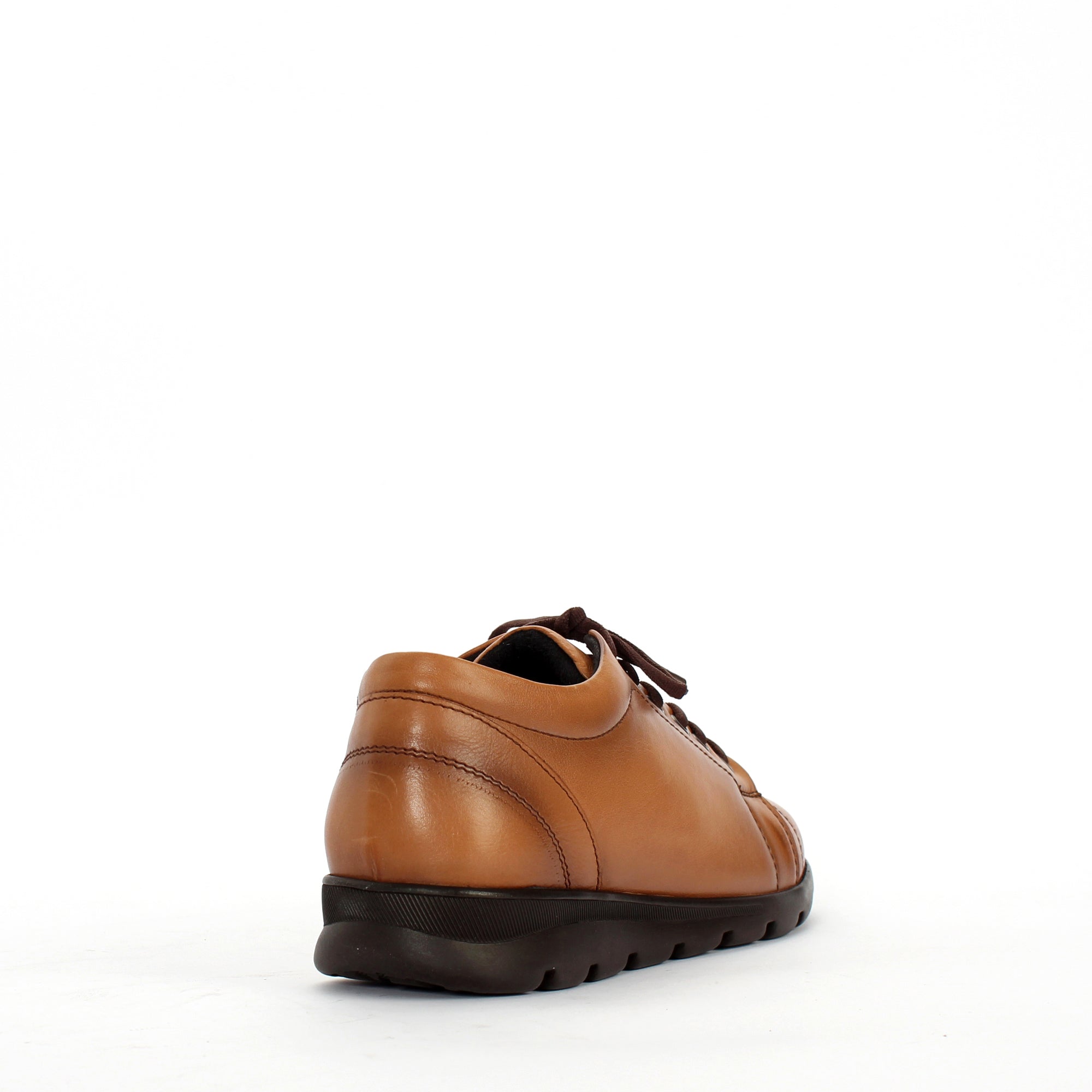 Damen Hellbraune Leder-Freizeitschuhe für Herbst und Winter (376-20409)