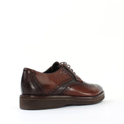 Herren Braune Klassische Brogue-Lederschuhe (395-2847)