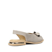 Women's Mink Leather Sandals with Adjustable Buckle (784-41605)