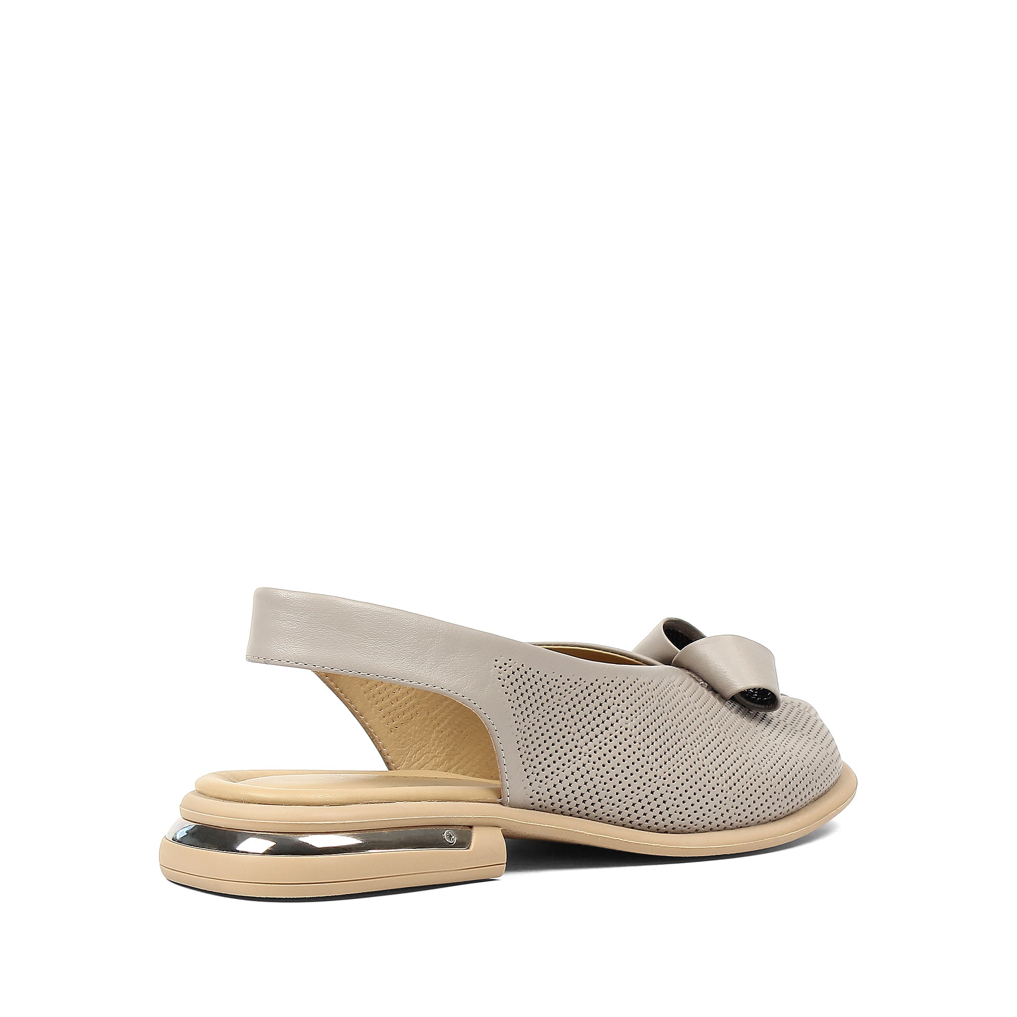 Women's Mink Leather Sandals with Adjustable Buckle (784-41605)