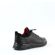 Herren Schwarze Casual Schuhe aus Leder (550-793)