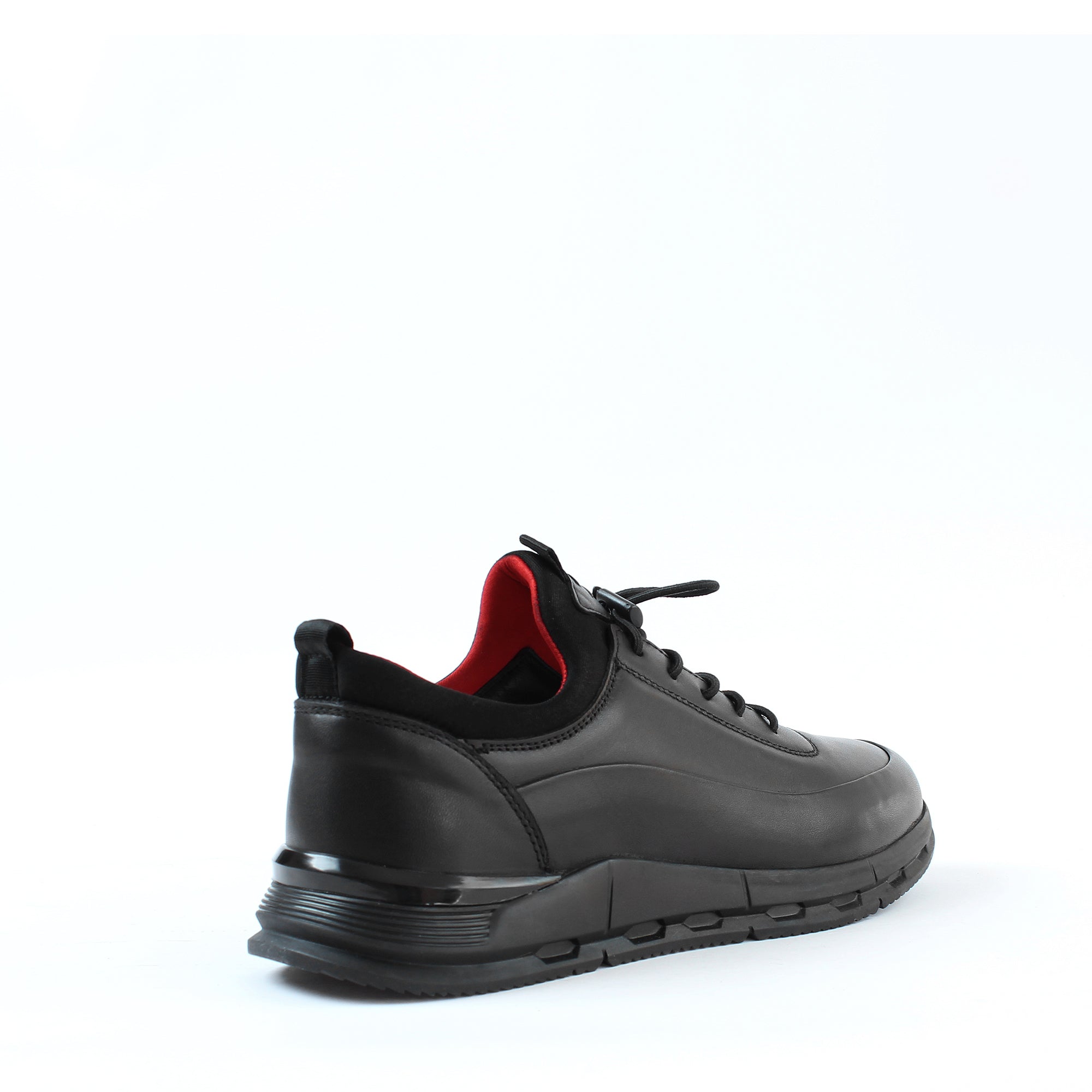 Herren Schwarze Casual Schuhe aus Leder (550-793)