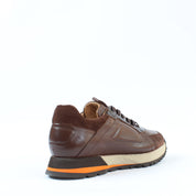 Herren Braune Sneakers aus Leder und Wildleder (406-4404)