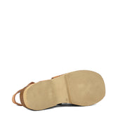 Women’s Tan Suede Leather Velcro Strap Platform Sandals (559-30008)