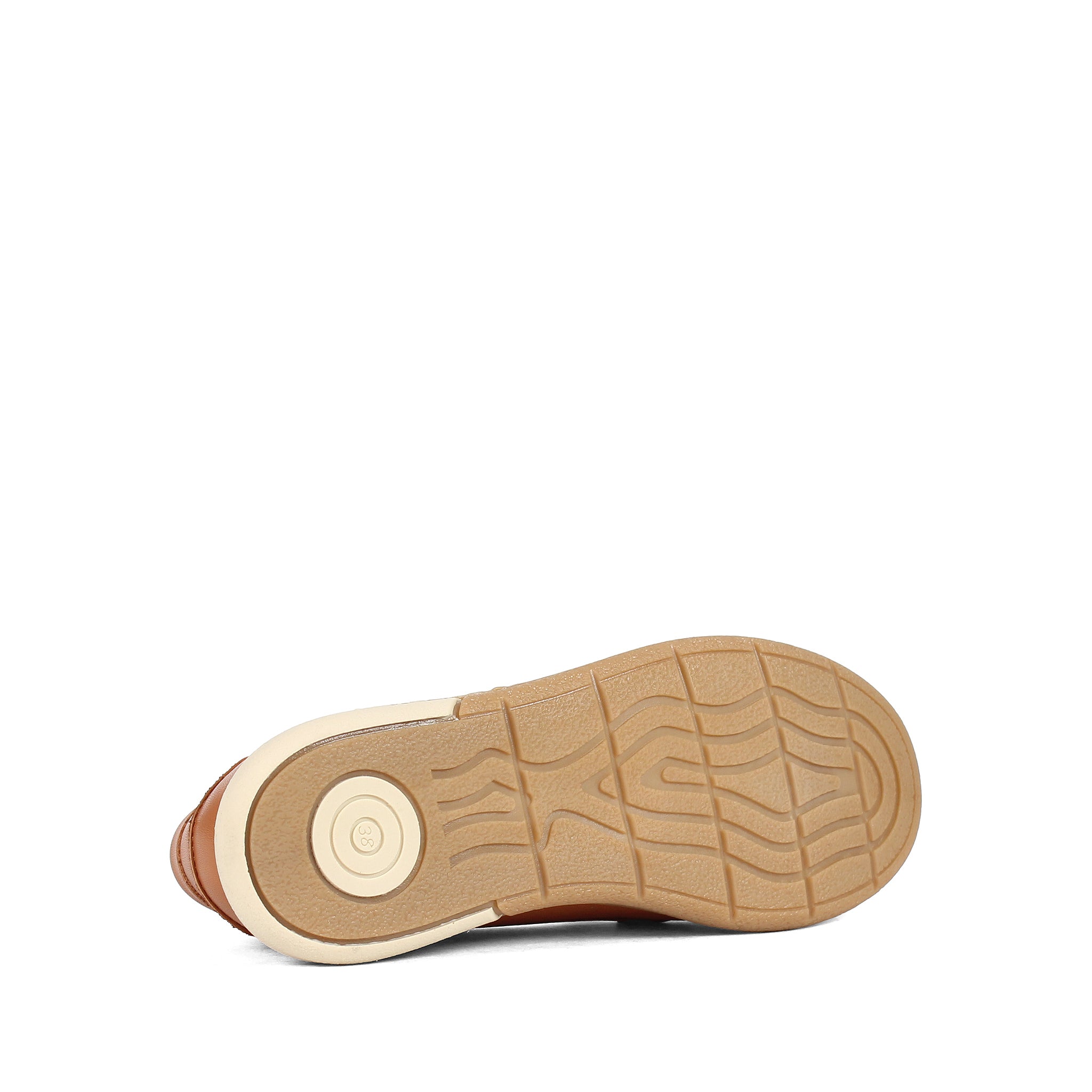 Celal Gültekin Damen Slipper aus Leder in Hellbraun (654-40301)