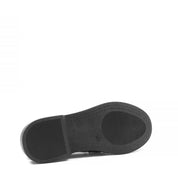 Damen Schwarze Lackleder-Loafer mit Fransen (494-25825)