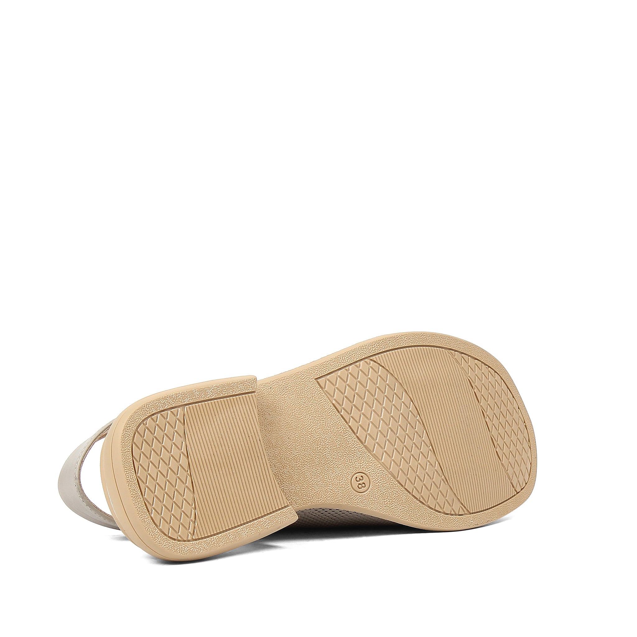 Women's Mink Leather Sandals with Adjustable Buckle (784-41605)