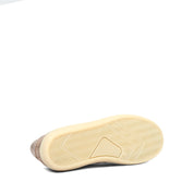 Damen Sneaker aus Wildleder in Taupe mit Metallic-Details (115-20622)