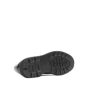 Herren Derby-Schuhe aus schwarzem Glattleder mit Kappnaht und EVA-Sohle (395-2888)