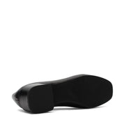 Damen Klassische Absatzschuhe aus Leder in Schwarz (752-31706)