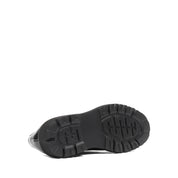 Herren Derby-Schuhe aus schwarzem Glanzleder mit Kappnaht und EVA-Sohle (395-2888)