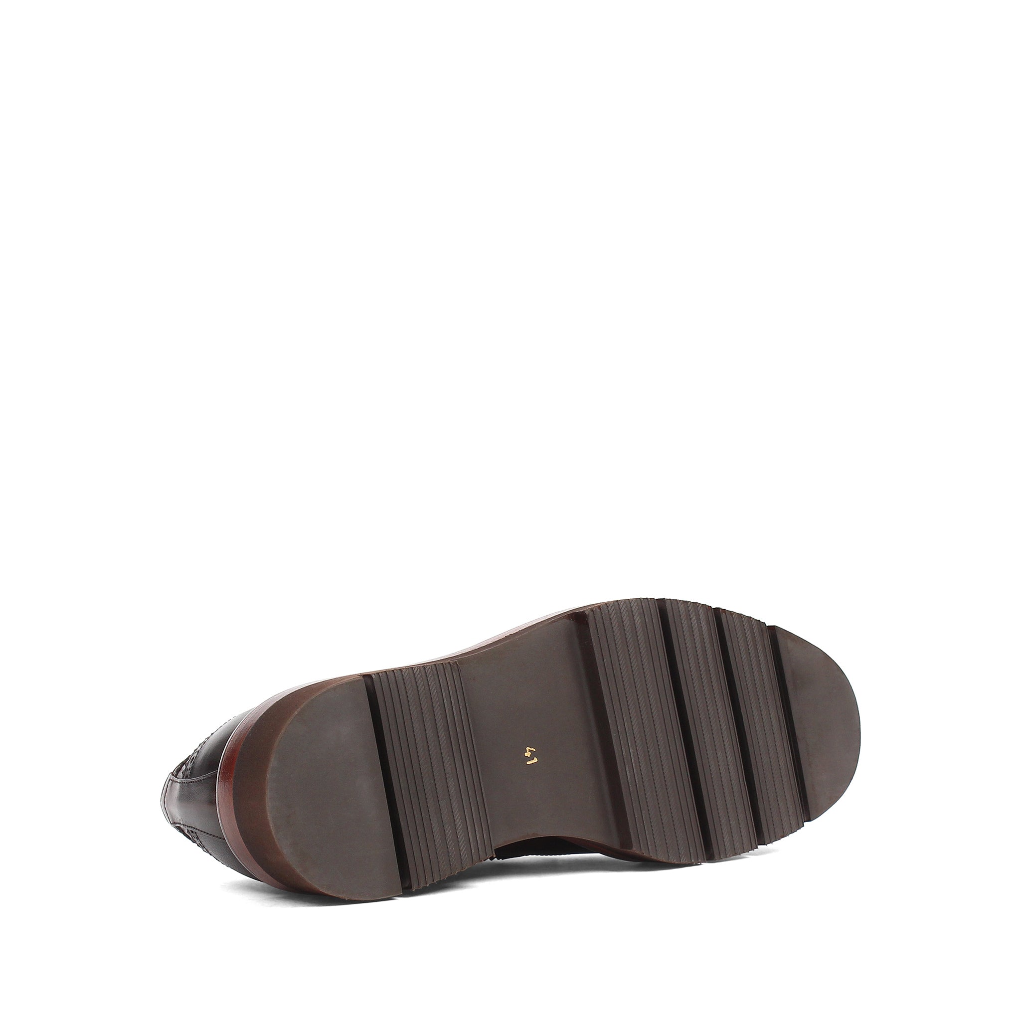 Herren Brogue-Schnürschuhe aus braunem Leder mit EVA-Sohle (747-4545)