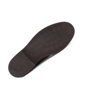 Men's Brown Leather Derby Boots with Classic Design (162-512)