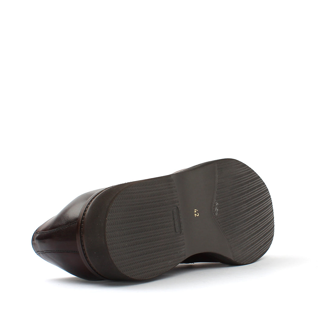 Men's Brown Classic Leather Shoes (395-2804)