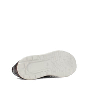 Men’s Brown Leather Lace-Up Moccasin Shoes with Contrast Sole (765-5500)
