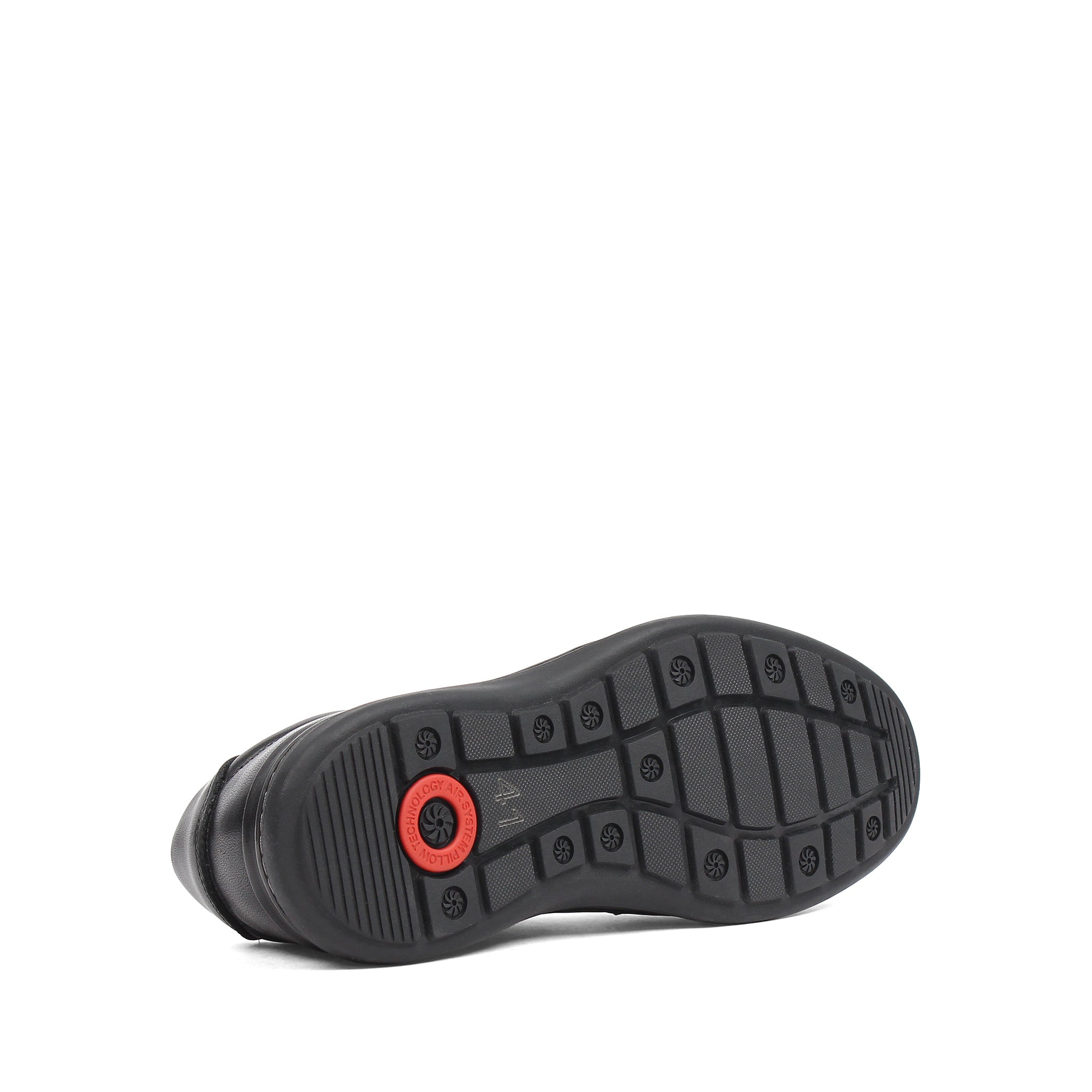 Herren Sneaker aus schwarzem Leder mit Schnürung (550-4764)