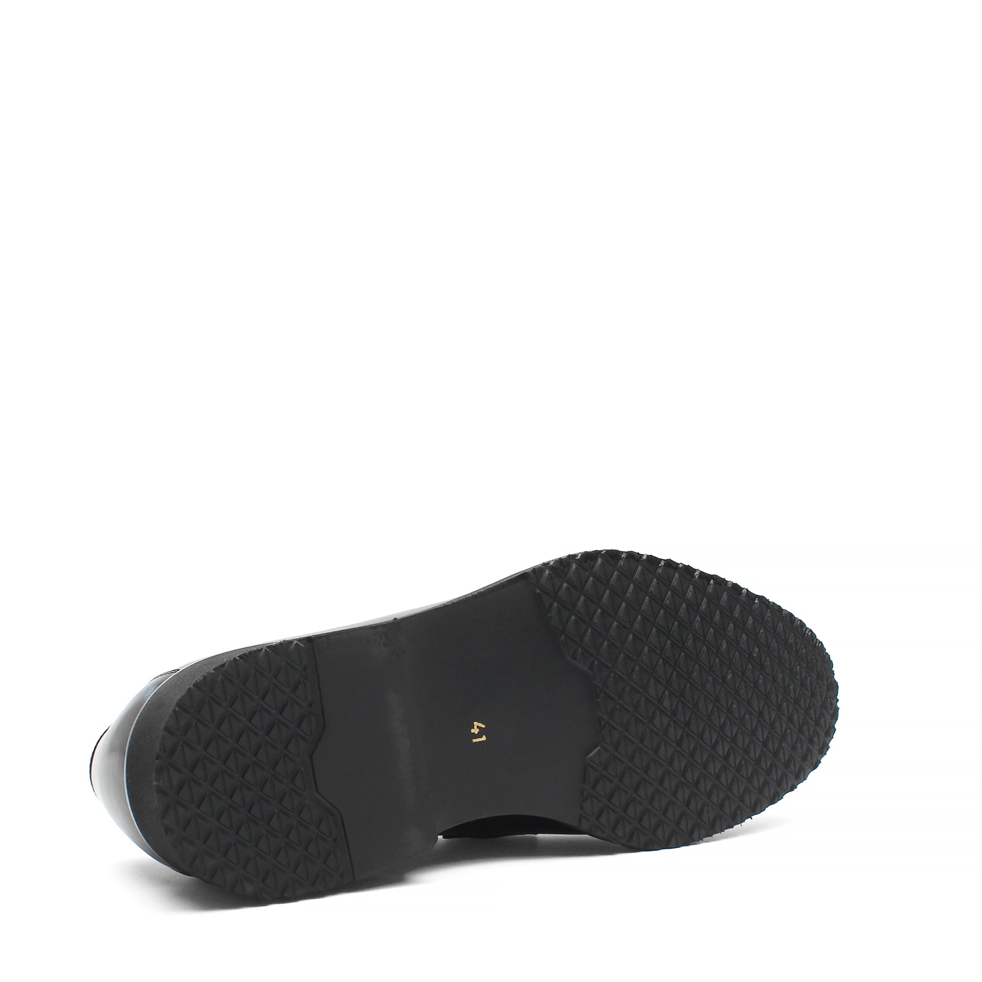Men's Black Leather Loafers with Sleek Design (747-4511)