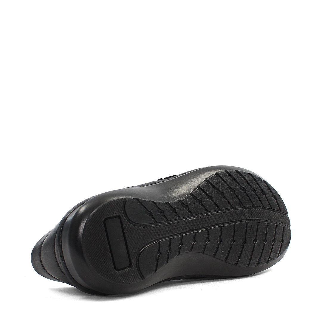 Herren Fischer-Sandalen Schwarz – Atmungsaktive Lederschuhe für den Sommer (763-5301)