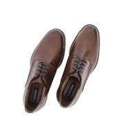 Men’s Brown Leather Lace-Up Dress Shoes with EVA Sole (406-4421)