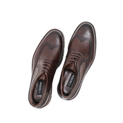 Herren Brogue-Schnürschuhe aus braunem Leder mit EVA-Sohle (747-4545)