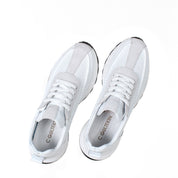 Damen Sneaker aus weißem Leder – Leicht & Bequem (686-29205)