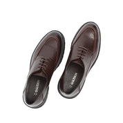Men's Brown Leather Classic Brogue Shoes (162-532)