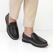 Elegant Leather Loafers for Men – Black (406-4412)
