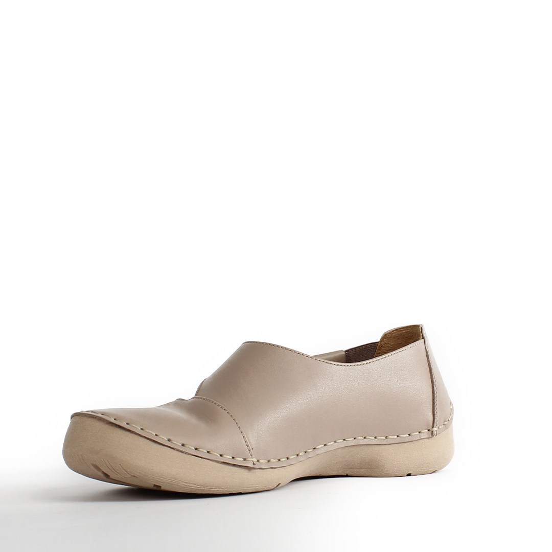 Damen Nerze Leder-Ballerinas mit Komfort-Absatz (383-20964)