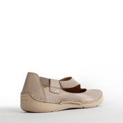 Damen Nerze Leder-Ballerinas mit Komfort-Absatz (383-20964)